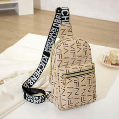 Letter Graphic Sling Bag Zip Women's Fanny Pack