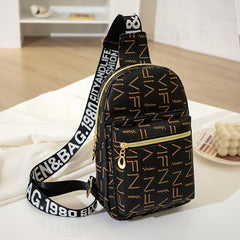 Letter Graphic Sling Bag Zip Women's Fanny Pack