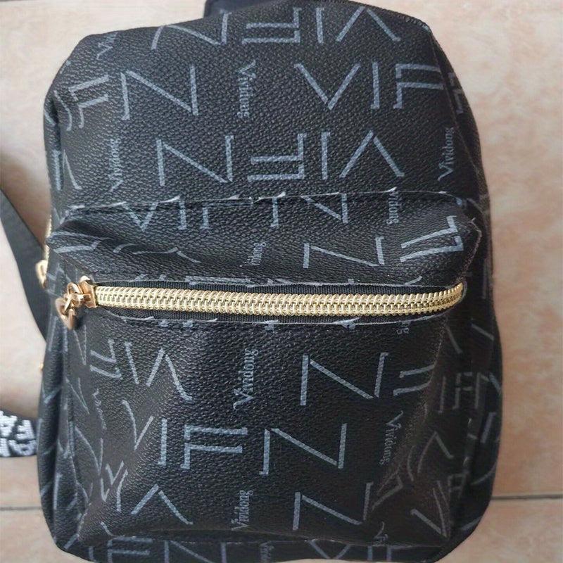 Letter Graphic Sling Bag Zip Women's Fanny Pack