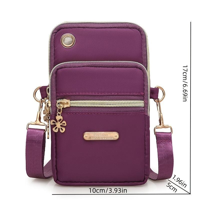 Sports Running Armband Bag Zipper Crossbody Bag