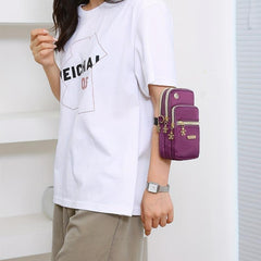 Sports Running Armband Bag Zipper Crossbody Bag