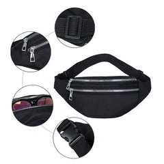 Women's Waist Bag Waterproof Fanny Pack Large Capacity Crossbody Bag