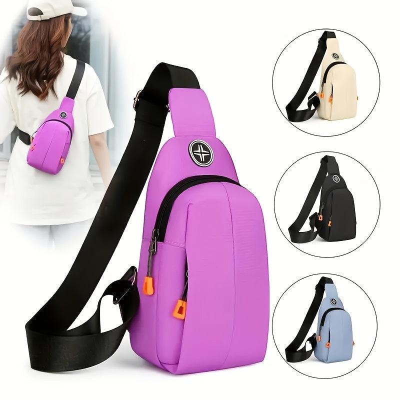 Waterproof Chest Bag with Earphone Hole and Adjustable Strap