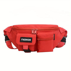 Casual Crossbody Bag Zipper Chest Sports Storage Bag