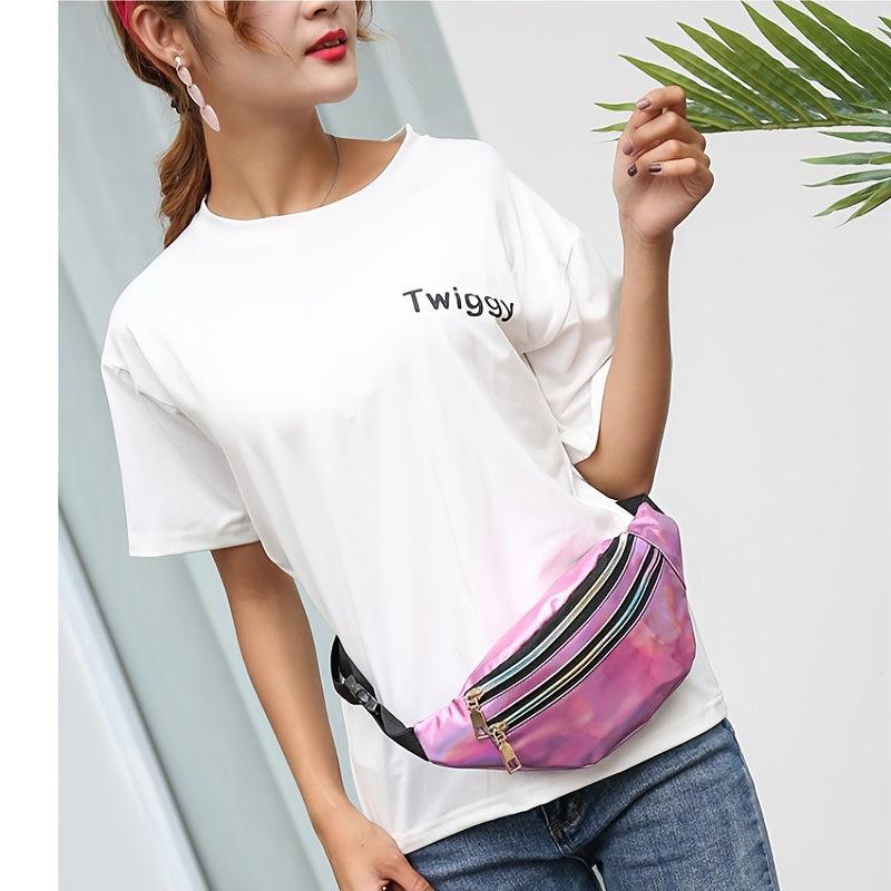 Holographic Laser Waist Bag Women's Chest Bag