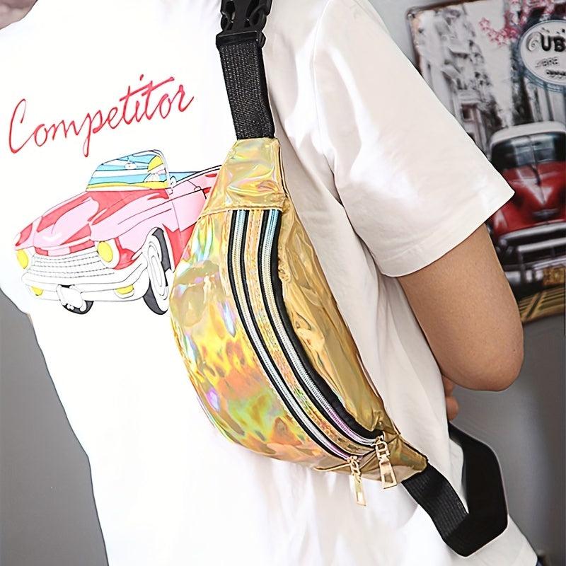 Holographic Laser Waist Bag Women's Chest Bag