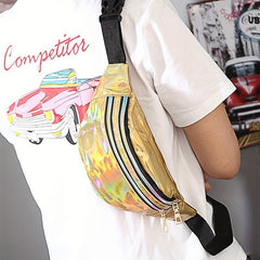 Holographic Laser Waist Bag Women's Chest Bag