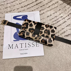 Stylish Animal Print Waist Bag for Outdoor