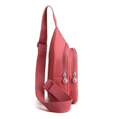 Printed Crossbody Bag Nylon Chest Purse