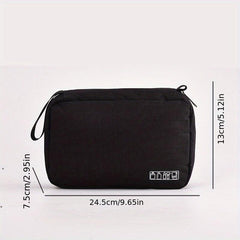 Portable Toiletry Bag Hanging Hook Water Resistant Cosmetics Bag