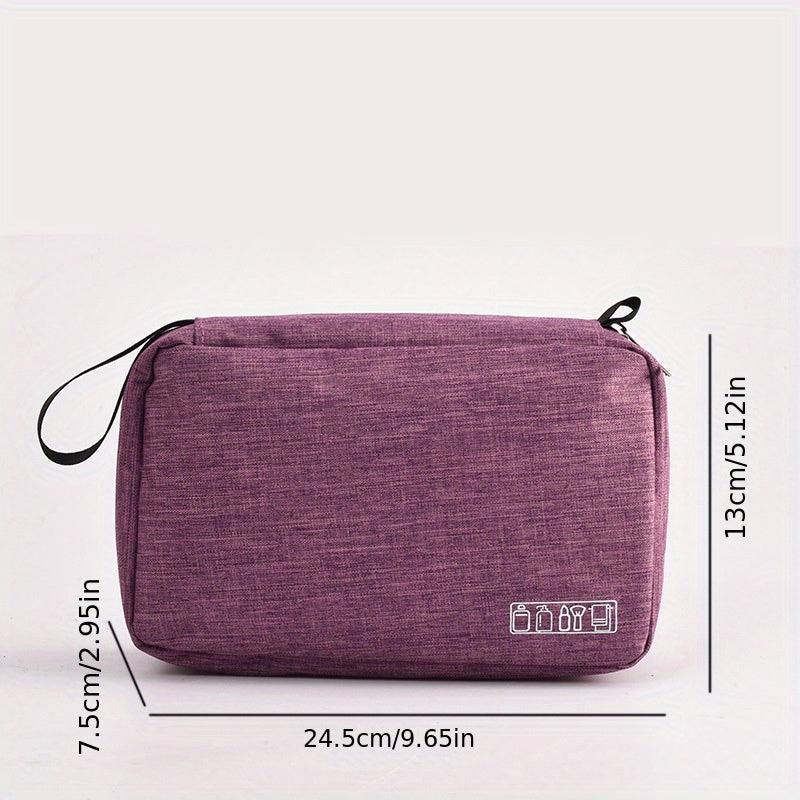 Portable Toiletry Bag Hanging Hook Water Resistant Cosmetics Bag