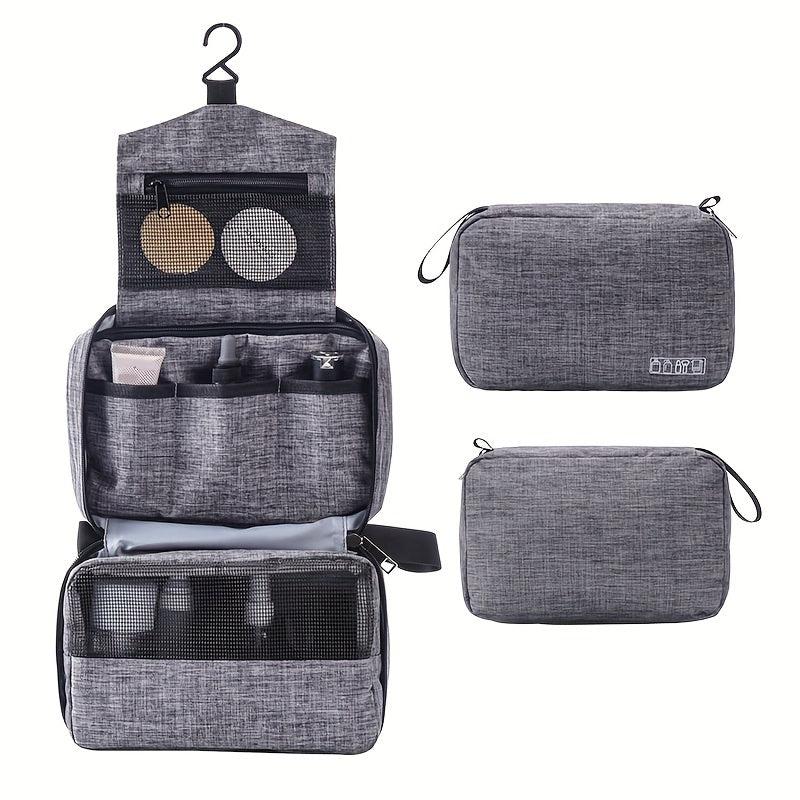 Portable Toiletry Bag Hanging Hook Water Resistant Cosmetics Bag