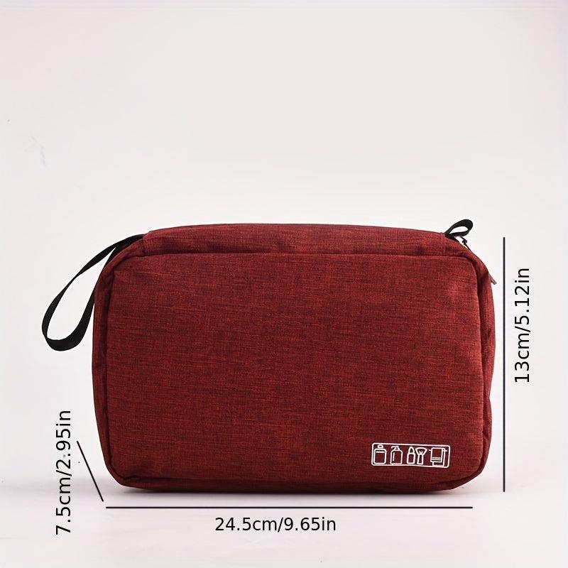 Portable Toiletry Bag Hanging Hook Water Resistant Cosmetics Bag