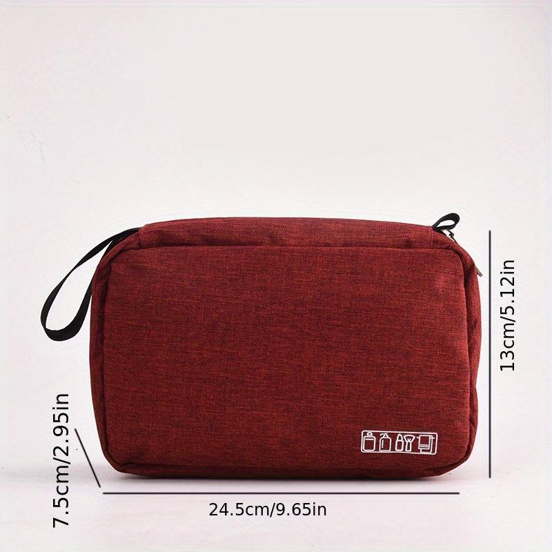 Portable Toiletry Bag Hanging Hook Water Resistant Cosmetics Bag