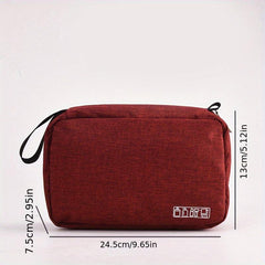 Portable Toiletry Bag Hanging Hook Water Resistant Cosmetics Bag