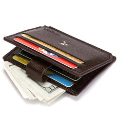 Men's Slim Minimalist Card Front Pocket Wallet
