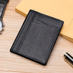 Slim Bifold Men's Card Holder Wear Resistant