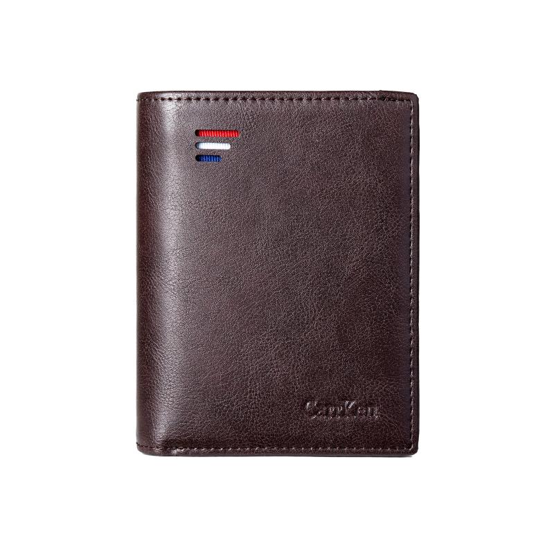 Men's PU Leather Business Wallet Credit Card Bag