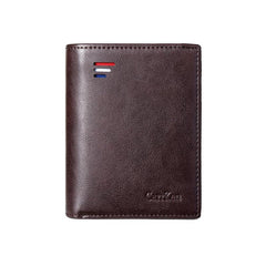 Men's PU Leather Business Wallet Credit Card Bag