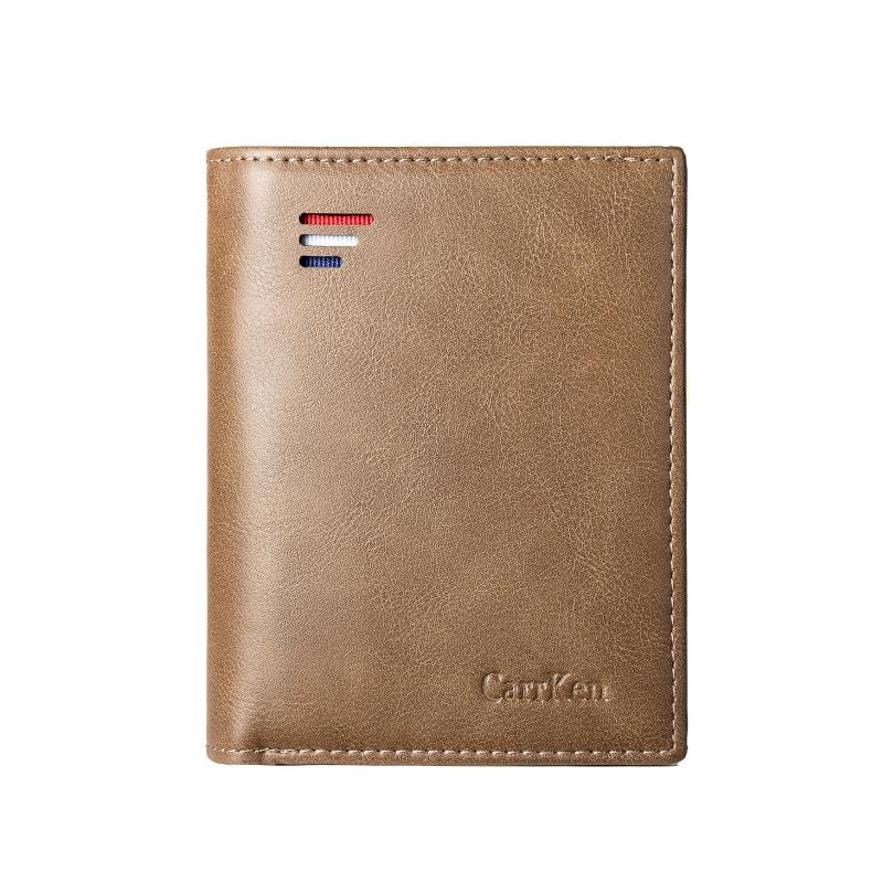 Men's PU Leather Business Wallet Credit Card Bag
