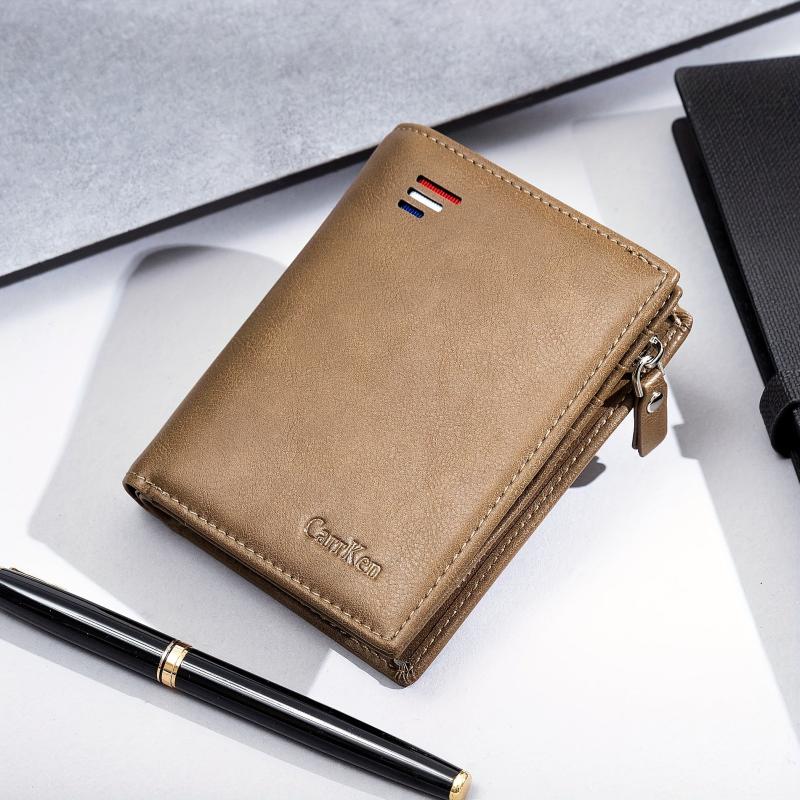 Men's PU Leather Business Wallet Credit Card Bag