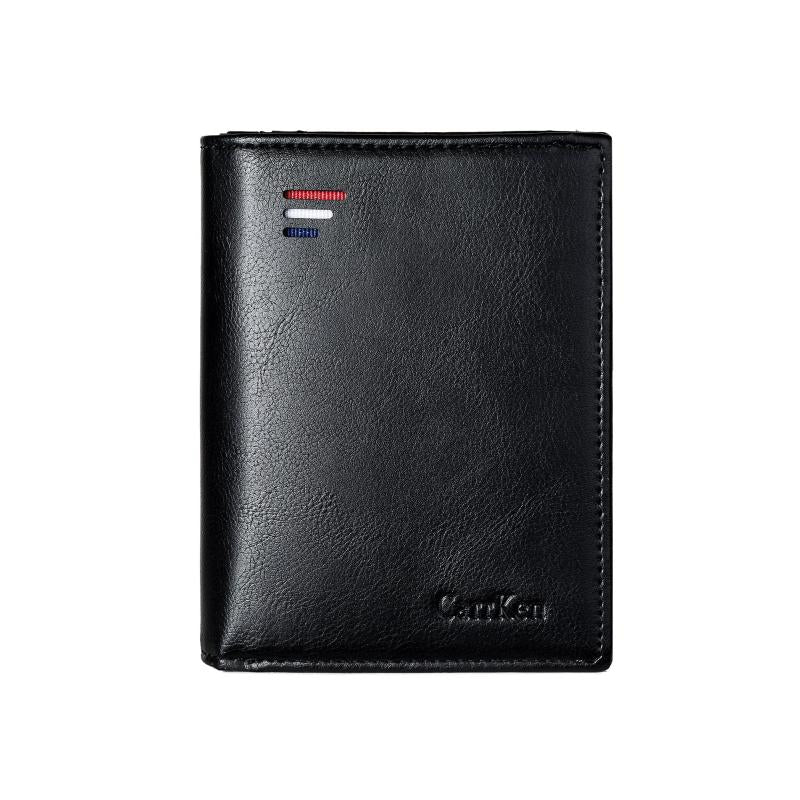 Men's PU Leather Business Wallet Credit Card Bag