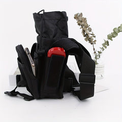 Minimalist Solid Leg Bag All Match Storage Waist Bag For Outdoor Women's Casual