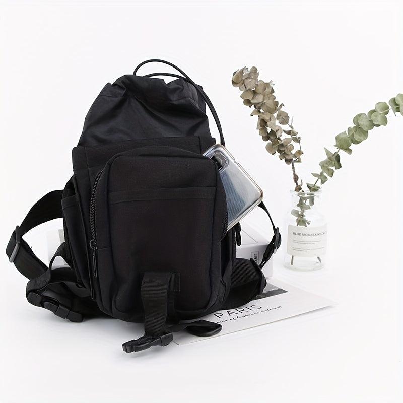 Minimalist Solid Leg Bag All Match Storage Waist Bag For Outdoor Women's Casual