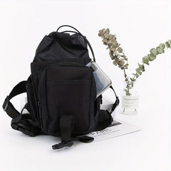 Minimalist Solid Leg Bag All Match Storage Waist Bag For Outdoor Women's Casual