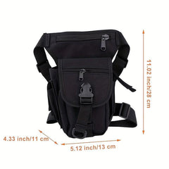 Minimalist Solid Leg Bag All Match Storage Waist Bag For Outdoor Women's Casual