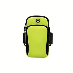 Colorblock Sports Arm Bag Zipper Phone Bag