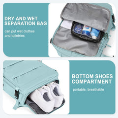 Large Travel Backpack Carry On Hiking Backpack Waterproof Rucksack
