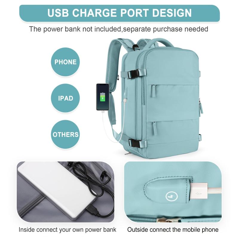 Large Travel Backpack Carry On Hiking Backpack Waterproof Rucksack