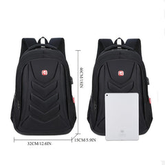 Pressed Shell Business Backpack for Men's Computer