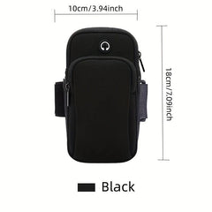 Versatile Sports Arm Bag Zipper Gym Bag Outdoor Camping Bag
