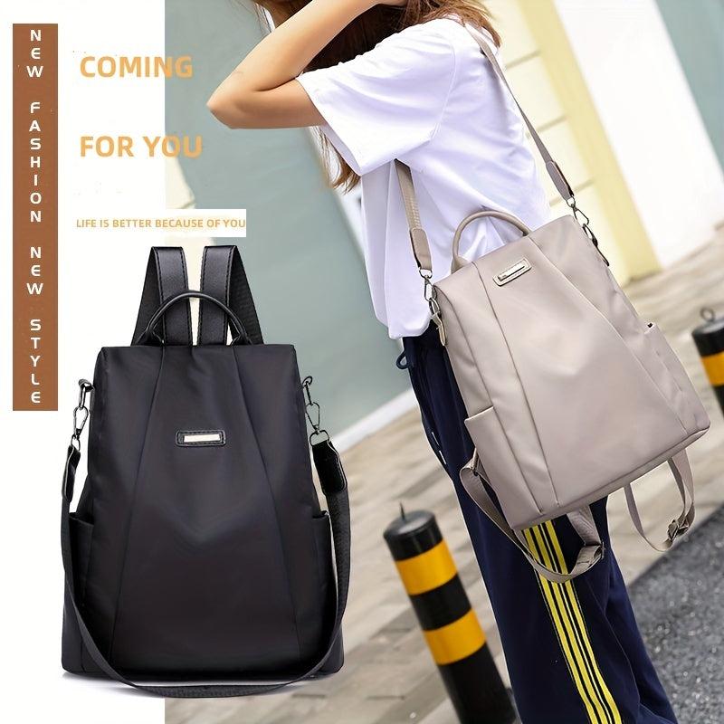 Anti Theft Nylon Oxford Backpack for Business Commuter
