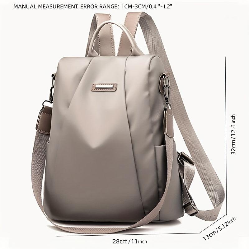 Anti Theft Nylon Oxford Backpack for Business Commuter