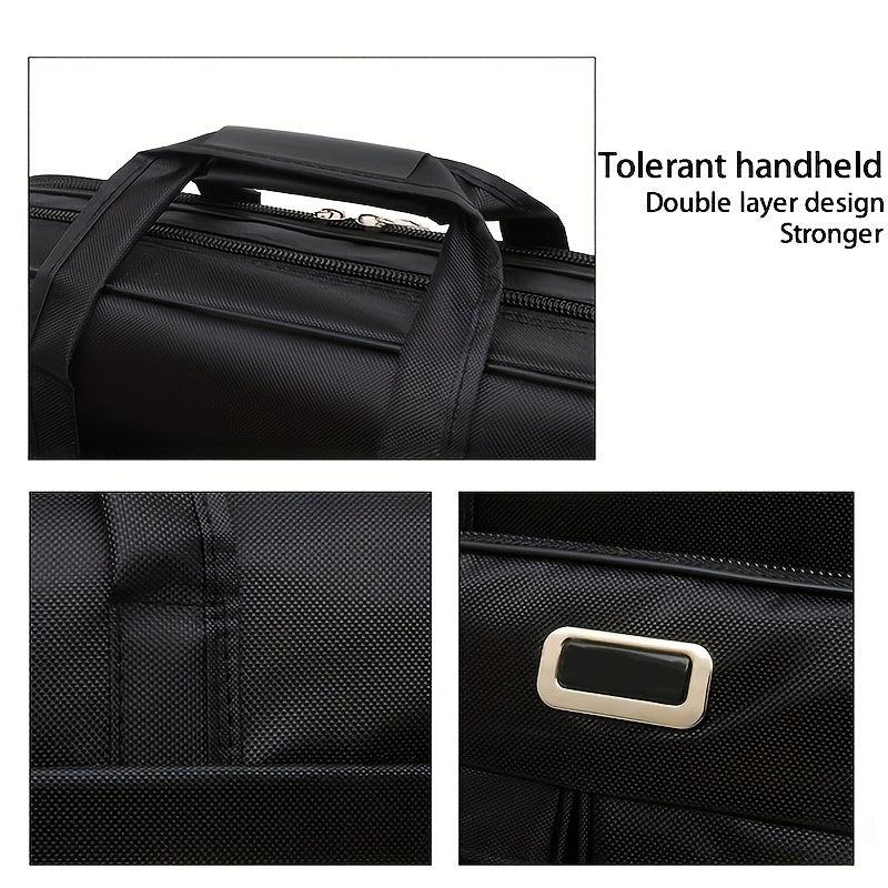 Laptop Briefcase Business Shoulder Bag Water Repellent Messenger Bag
