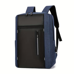 Men's Business Backpack USB Charging Large Capacity Travel Laptop Bag