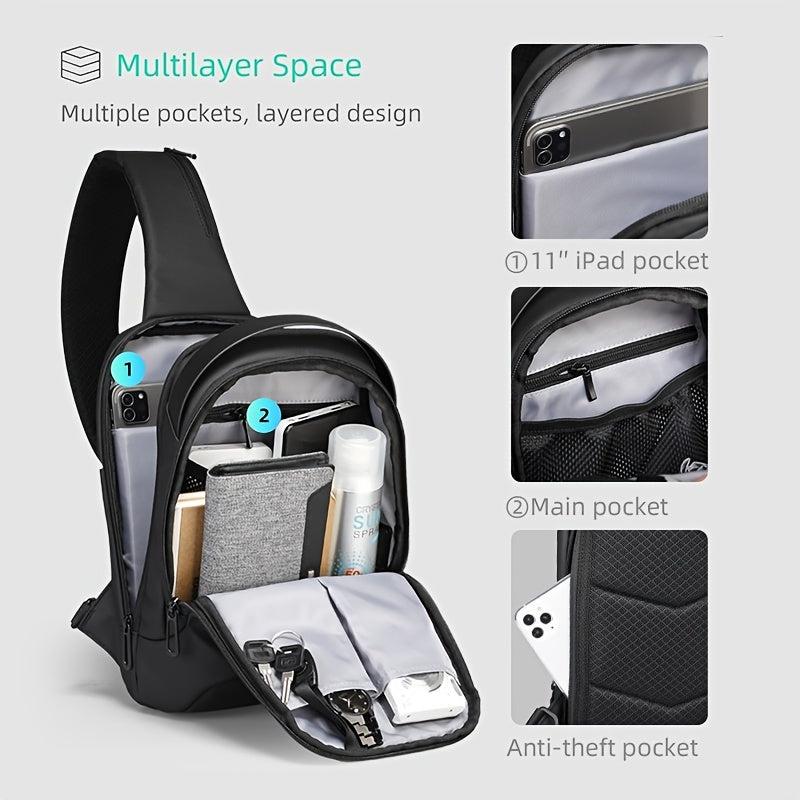 Mark Ryden Men Travel Shoulder Bag Water repellent Sports Chest Bag