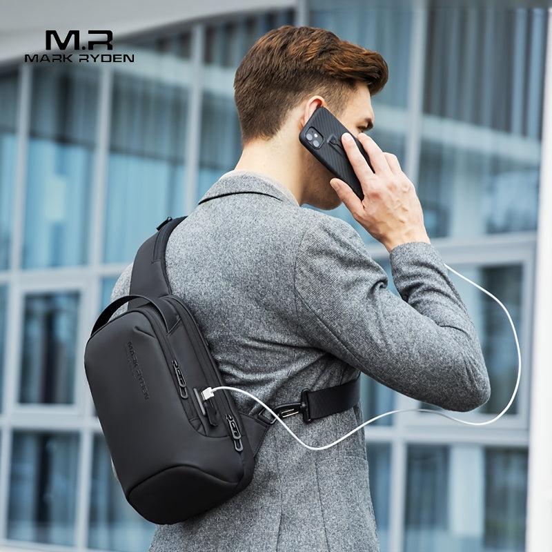 Mark Ryden Men Travel Shoulder Bag Water repellent Sports Chest Bag