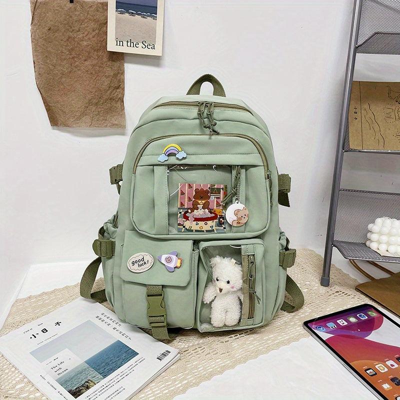 High School Student Backpack Female Schoolbag Large Capacity