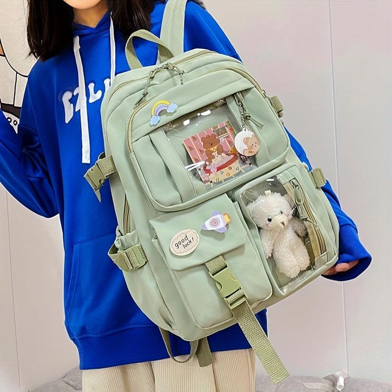 High School Student Backpack Female Schoolbag Large Capacity