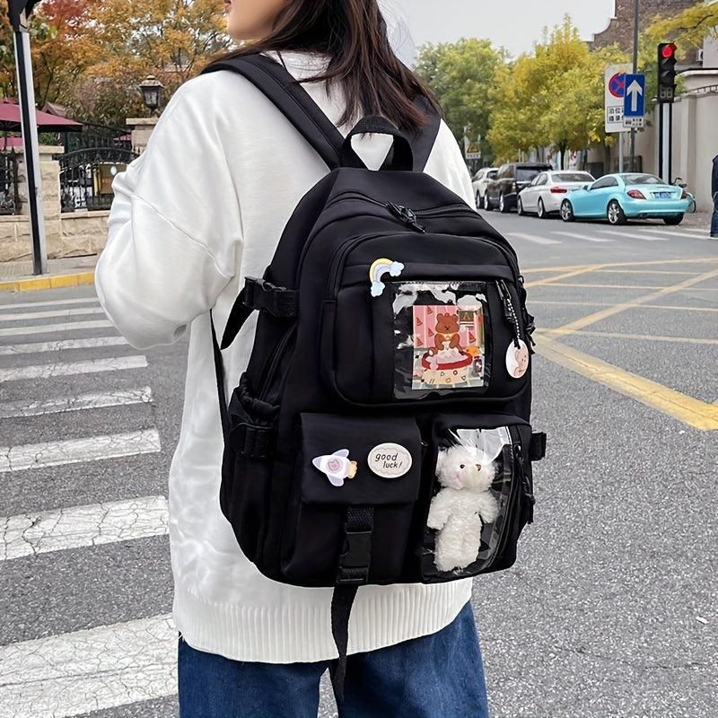 High School Student Backpack Female Schoolbag Large Capacity