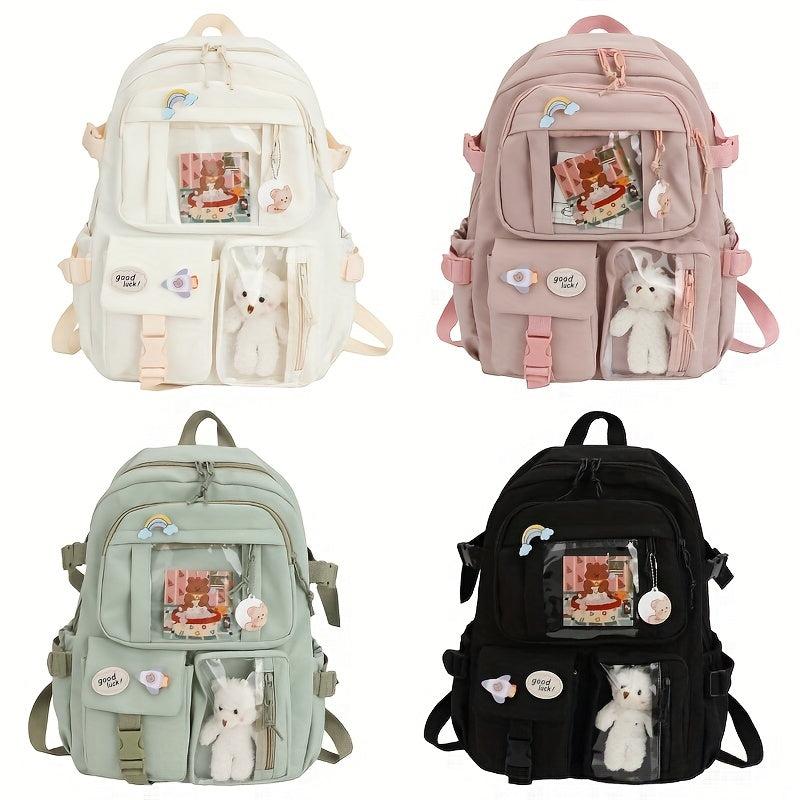 High School Student Backpack Female Schoolbag Large Capacity