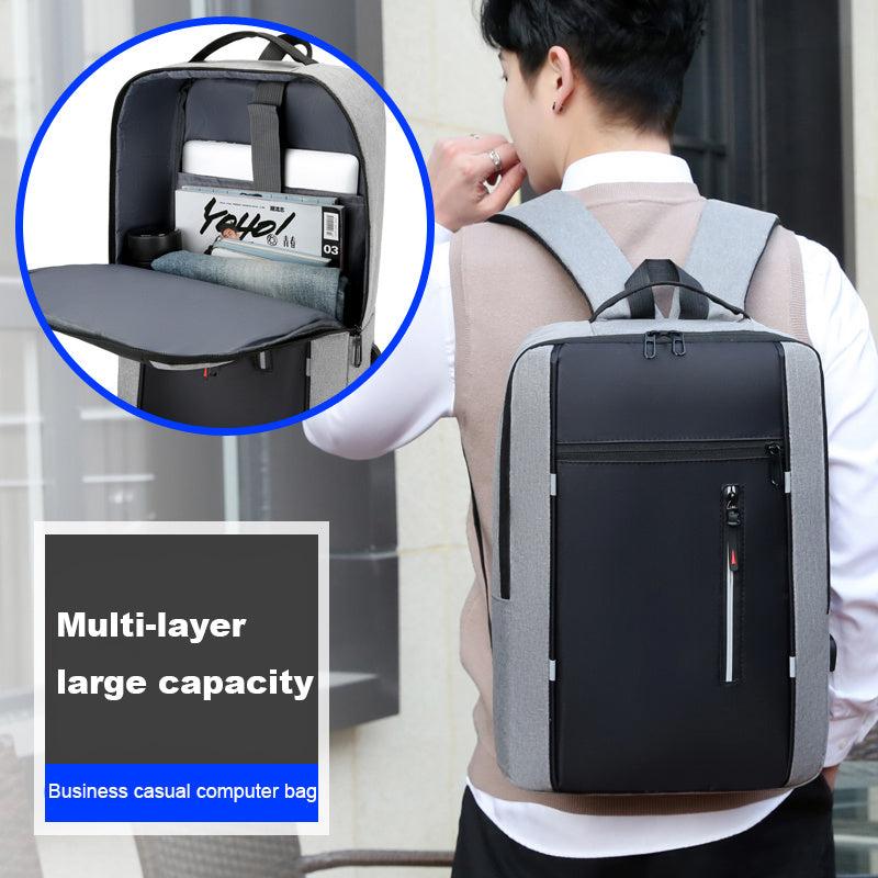 Waterproof Business Backpack with USB Port for Men Women