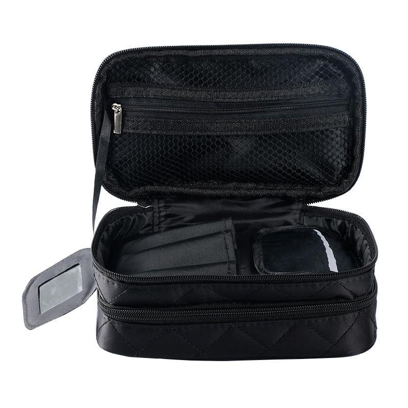 Waterproof Double Layer Travel Makeup Bag Toiletry Pouch