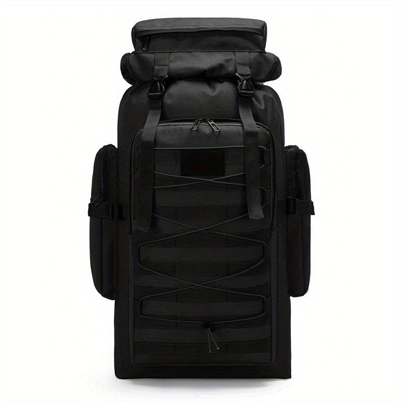 80L Camo Waterproof Tactical Backpack for Hiking Mountaineering