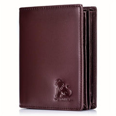 Men's RFID Bifold Wallet 15 Card Slots