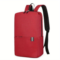 Solid Backpack for Students High School Outdoor Sports Bag